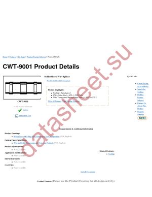 CWT-9001 datasheet  